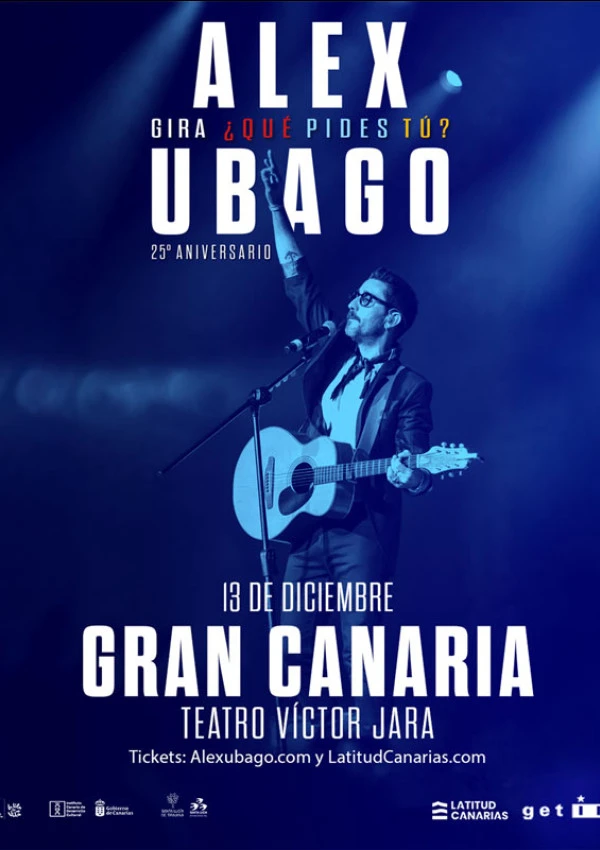 Álex Ubago en Gran Canaria: Entradas, Horarios y Recintos